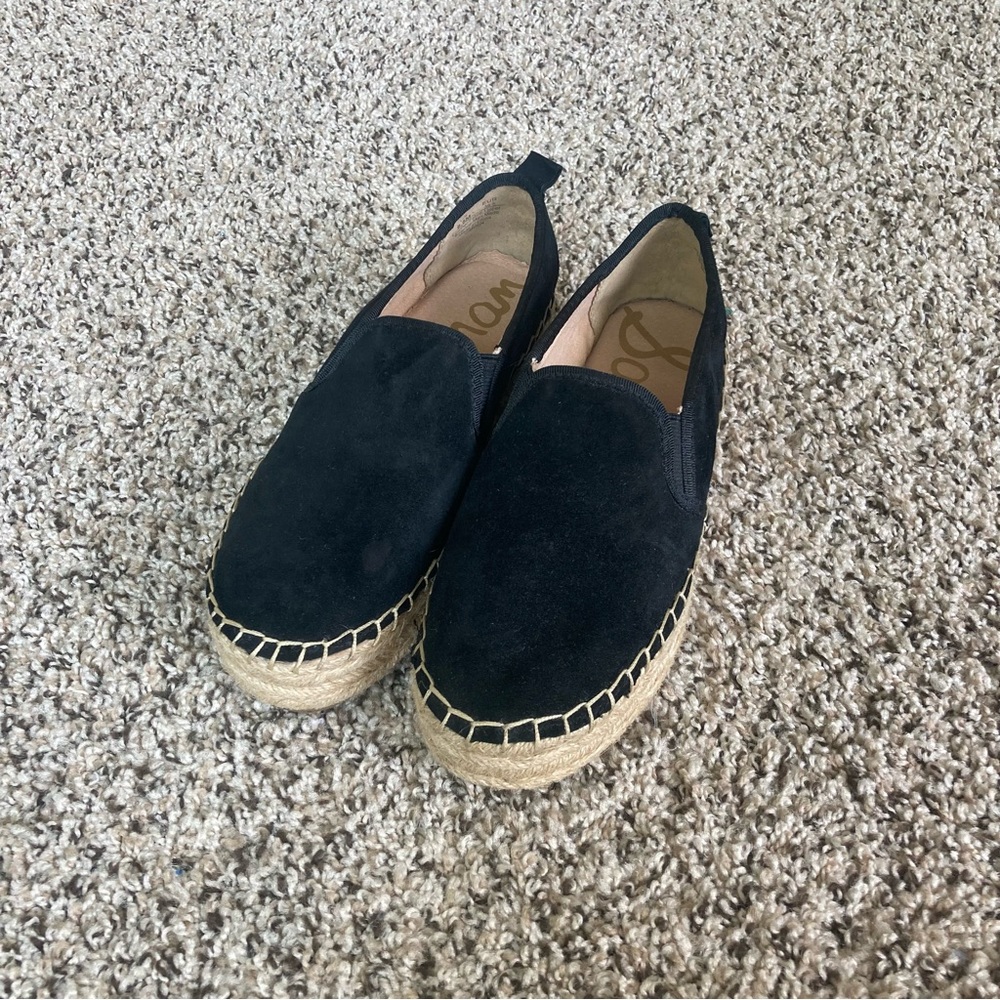 Sam Edelman Black Espadrilles